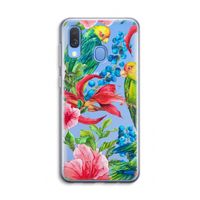 Papegaaien: Samsung Galaxy A40 Transparant Hoesje
