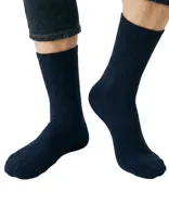 Dikke sokken 3-paar Casual heren sokken - Warme stevige sokken - Zwart