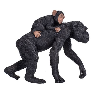 Mojo wildlife chimpansee met baby 387264