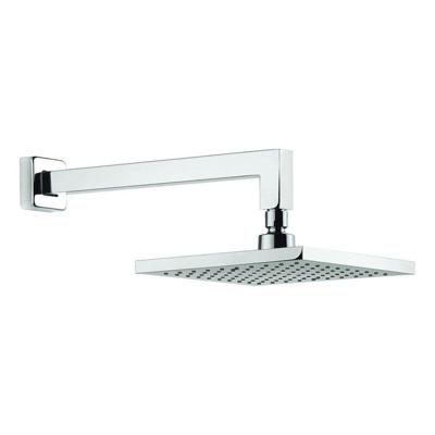 Crosswater Planet Hoofddouche 20cm vierkant met wandarm chroom MBPSWF20