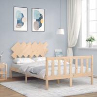 Bedframe zonder matras massief grenenhout 120x200 cm