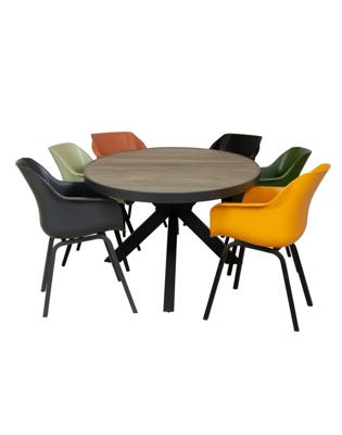 Qopps Kismo tuintafel met Hartman Sophie dining tuinstoel Qopps Kismo tuintafel met Hartman Sophie dining tuinstoel