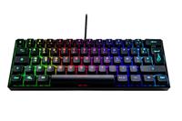 Surefire Gaming KingPin M1 Gaming-toetsenbord Kabelgebonden, USB AZERTY, Frans Zwart Verlicht, Multimediatoetsen - thumbnail