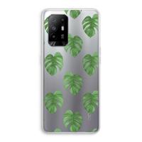 Monstera leaves: Oppo A94 5G Transparant Hoesje