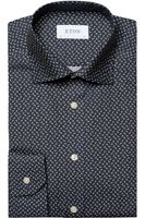 ETON Slim Fit Overhemd Marine, Motief