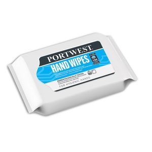 Portwest IW41 Hand Sanitiser Wipes (100 stuks)