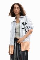 Lang gestreept overhemd - BLACK - M