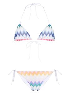 Missoni bikini à motif zig-zag - Bleu