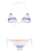 Missoni bikini à motif zig-zag - Bleu