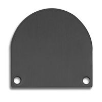 Eindkap E46 zwart voor LED profiel PN4 2 stuks