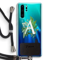 Green Brush: Huawei P30 Pro Transparant Hoesje met koord