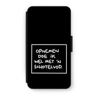 Schotelvod: iPhone XS Flip Hoesje