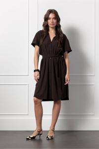 Studio Anneloes Louna Blouse Dress 13052 Zomerjurkjes 8700 Espresso