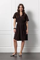 Studio Anneloes Louna Blouse Dress 13052 Zomerjurkjes 8700 Espresso