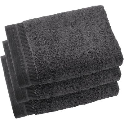 De Witte Lietaer gastendoekjes Contessa 40 x 60 cm donkergrijs 3 stuks De Witte Lietaer gastendoekjes Contessa 40 x 60 cm donkergrijs 3 stuks