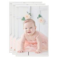 VidaXL Fotolijsten 3 st voor tafel 10x15 cm mdf zilverkleurig