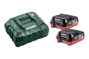 Metabo Basic-Set 12V 2 x LiHD 4.0 Ah 685301000 Accu en acculader voor gereedschap 12 V 4 Ah LiHD