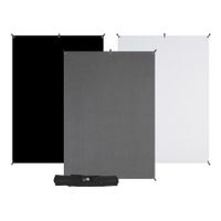 Westcott X-Drop 3-Pack Sweep Backdrop Kit (5' x 12') OUTLET