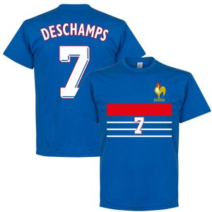 Frankrijk 1998 Retro T-Shirt + Deschamps 7