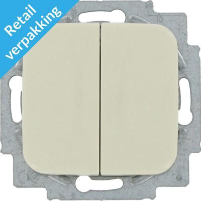 Busch Jaeger CREME serieschakelaar + wip - 4695030