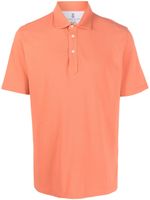 Brunello Cucinelli polo en coton à manches courtes - Orange