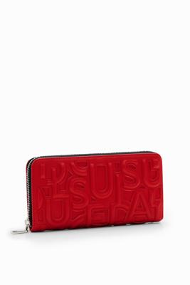 Grote portemonnee met letters - RED - U