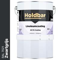 Holdbar Linoleumcoating Zwartgrijs (RAL 7021) 2,5 Kg