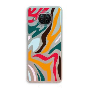 Colored Zebra: Xiaomi Mi 10T Lite 5G Transparant Hoesje