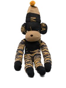 Maharishi x Ayamé peluche singe Tigerstripe - Noir