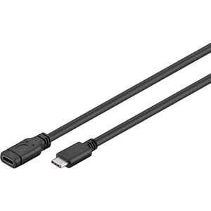 Goobay 45393 USB-kabel 1 m USB 3.2 Gen 1 (3.1 Gen 1) USB C Zwart