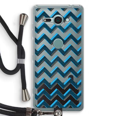 Onderbroken lijn: Sony Xperia XZ2 Compact Transparant Hoesje met koord