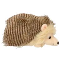 Knuffeldier Egel - zachte pluche stof - bruin - 23 cm - dieren speelgoed   - - thumbnail