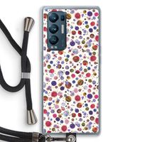Planets Space: Oppo Find X3 Neo Transparant Hoesje met koord