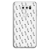 Pluimen: LG V30 Transparant Hoesje