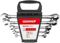 Gedore r07105005 | ringratel-steeksleutelset | sw 8 - 19 mm | 5-delig - 3300849