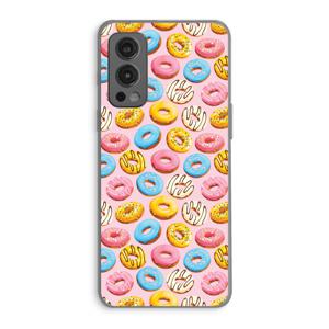 Pink donuts: OnePlus Nord 2 5G Transparant Hoesje