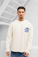 Equalité Arid Oversized Longsleeve Heren Gebroken Wit/Blauw - Maat M - Kleur: Gebroken Wit | Soccerfanshop