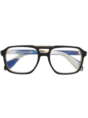 Cutler & Gross lunettes de vue à monture pilote - Noir