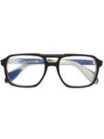 Cutler & Gross lunettes de vue à monture pilote - Noir