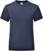 Fruit Of The Loom F131K Girls Iconic T - Heather Navy - 140