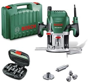 Bosch Groen POF 1400 ACE bovenfrees | 1400w | + 6-delige frezenset - 060326C801