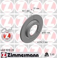 Remschijf Coat Z 460101020