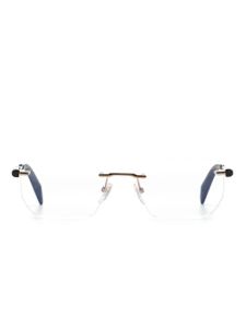 Chopard Eyewear lunettes de vue à design sans monture - Or