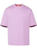 Marni t-shirt à empiècement contrastant - Violet