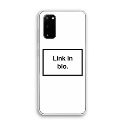 Link in bio: Samsung Galaxy S20 Transparant Hoesje