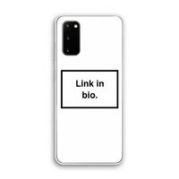 Link in bio: Samsung Galaxy S20 Transparant Hoesje