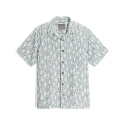 Royal Robbins Camino Pucker S/S Shirt Heren Everglade Fish Pt XL