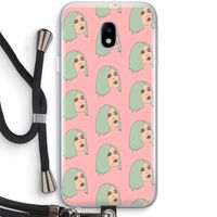 King Kylie: Samsung Galaxy J3 (2017) Transparant Hoesje met koord