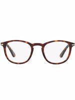 Persol lunettes de vue à motif écaille de tortue - Vert