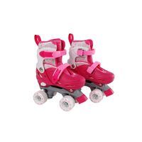 Street Rider rolschaatsen - maat 31-34 - roze - thumbnail